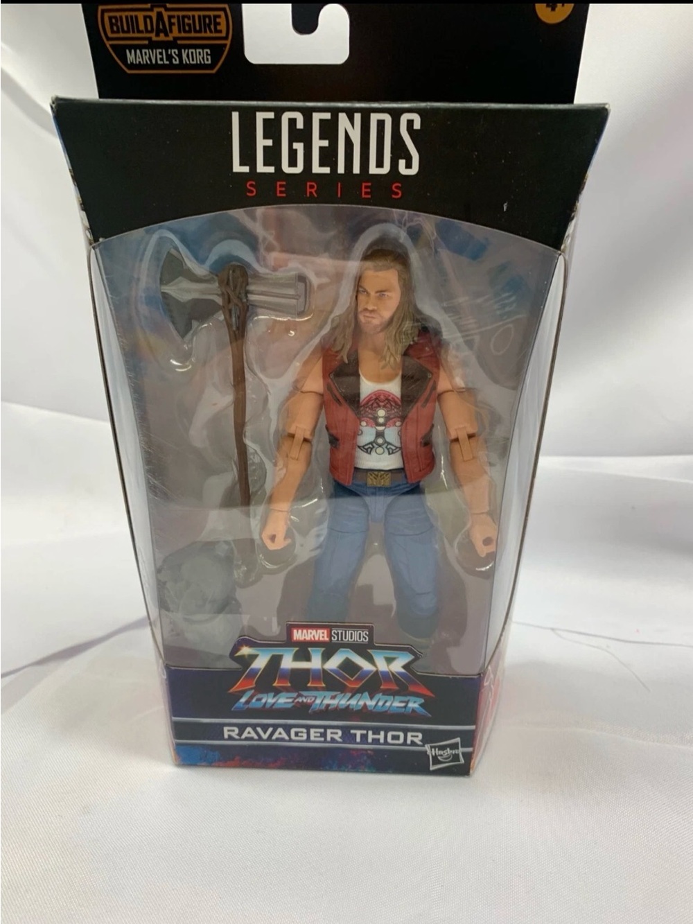 Hasbro Marvel Legends Ravager Thor Action Figure - Red Vest, Blue Pants